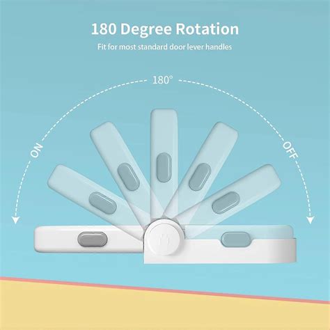 Baby Safety Lock Door Stopper (Improved), Pack of 2 Child Safety Locks ...