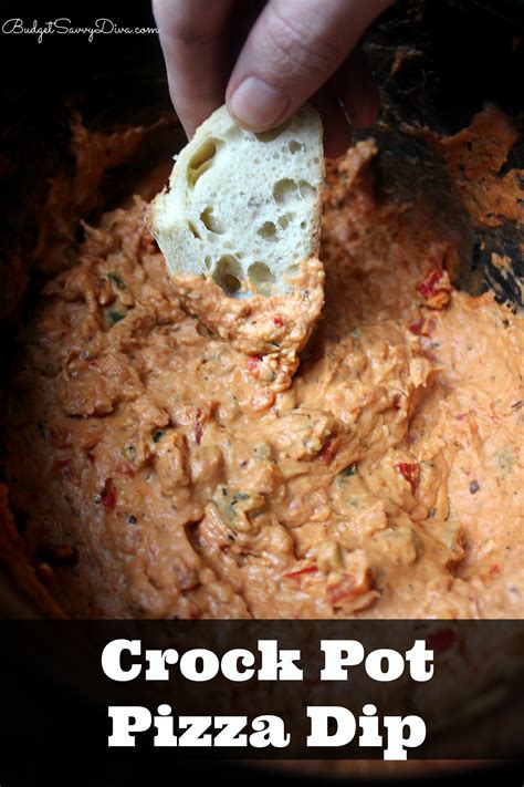 Crock Pot Pizza Dip Recipe - Budget Savvy Diva