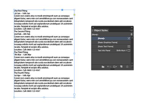 Image result for Object Status in InDesign