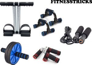 Fitnesstricks Full Body Workout Combo Fitness Accessory Kit Kit - Buy ...