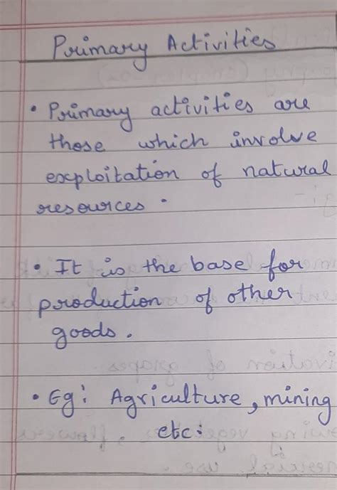 difference between primary and tertiary activity - Brainly.in