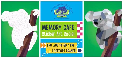 Memory Café: Sticker Art Social Workshop @ Lockport Branch, 720 ...