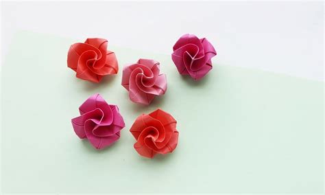 Image result for Origami Rose Tutorial