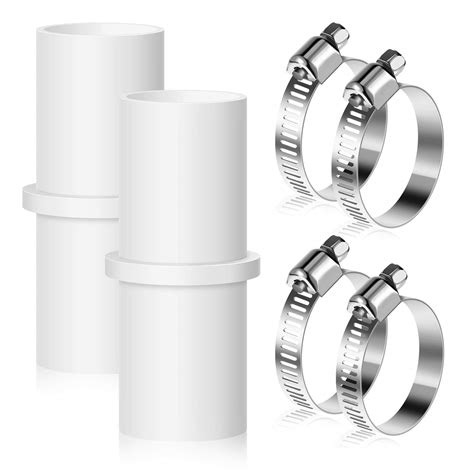 Buy 2 Pieces Washing Machine Drain Hose Connectors, Fit for 0.8 Inch ...