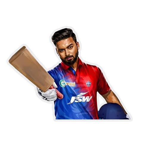Rishabh Pant Sticker – sticckiz.com