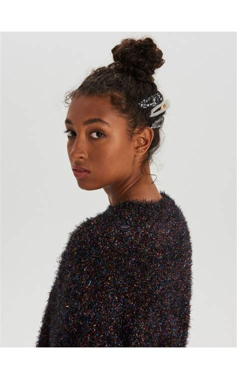 Puszysty sweter oversize - CROPP - WM673-MLC