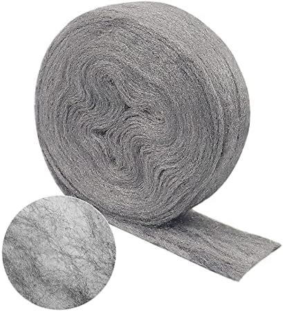 Steel Wool Roll, Flexible Stainless Steel Wool Rolls Interstice Hole ...