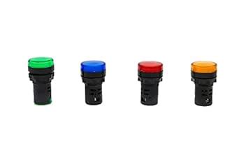 ILT Retail- (Pack of 4)22 Mm Round Plastic Single Phase Control Panel ...