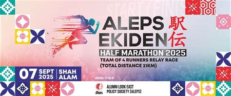 ALEPS Ekiden Half Marathon 2025, Dataran Merdeka Shah Alam, 7 September ...