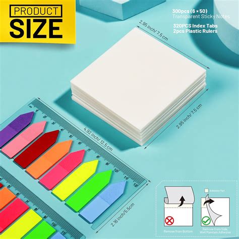 Translucent Self Stick Notes at Eva Facy blog