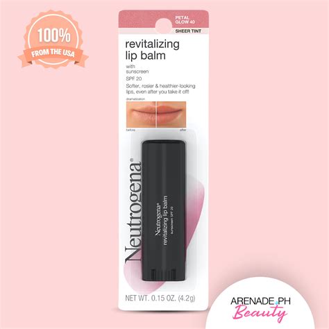 Neutrogena Revitalizing and Moisturizing Tinted Lip Balm, 4.2 g SPF20 ...