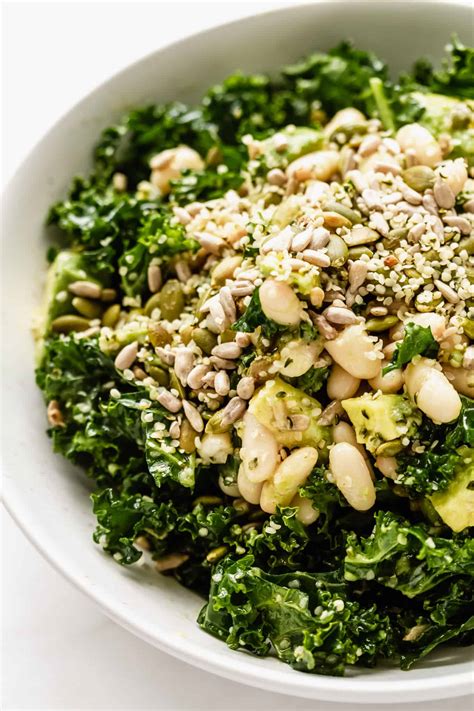Kale White Bean Salad (Erewhon Copycat) - Choosing Chia