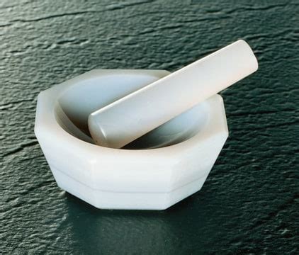 Agate mortar and pestle Deep form, O.D. 125 mm | Sigma-Aldrich