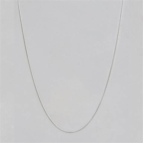 Minimal Rhodium Plated 925 Sterling Silver Rope Chain – Zavya