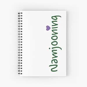 CRAFT MANIACS KIM NAMJOON RM WHITE NAAMJOONING PRINTED A5 160 RULED ...