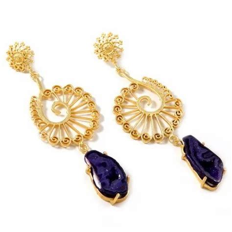 Fashion Earrings - Gold Plated Fashion Earrings Manufacturer from Jaipur