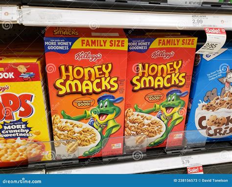 Honey Smacks Cereal On A Retail Store Shelf Editorial Photo ...
