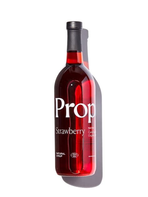 PROPER Strawberry Syrup (750ml/25oz) – Eight Ounce Coffee