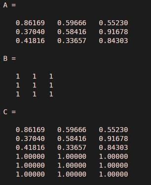 Image result for Matrix Concatenation MATLAB