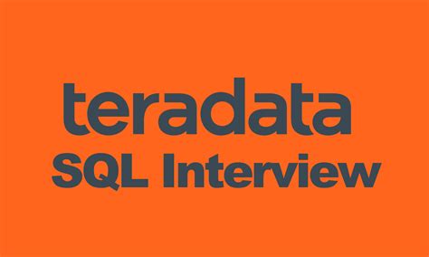 Image result for Teradata SQL Query