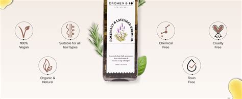 Buy Dromen & Co Rosemary & Lavender Brew Oil | Hair Growth & Hair Fall ...