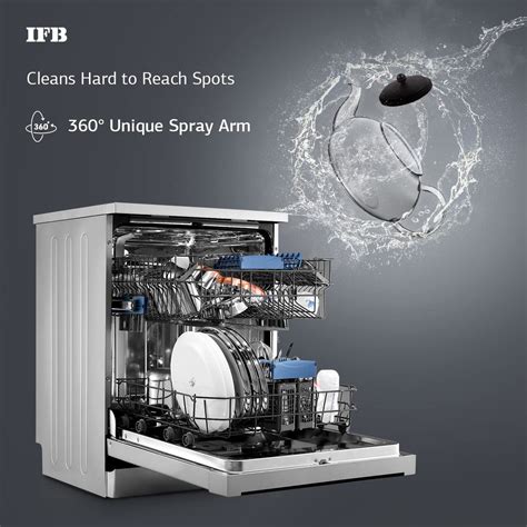 IFB Neptune VX Free Standing 12 Place Settings Steam Drying, Energy Ef ...
