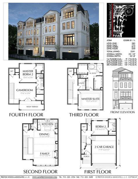 Brownstone Floor Plans