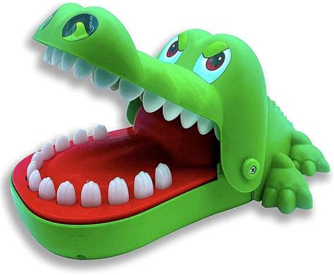 KIDOLOGY Crocodile Teeth Biting Finger Toy Funny Alligator Game for ...