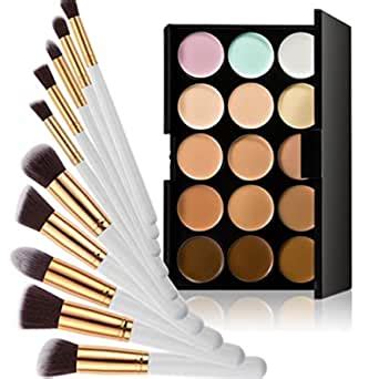 AmWISH Women Girls Cosmetic Beauty Party Eye Face Makeup Tools 15 ...