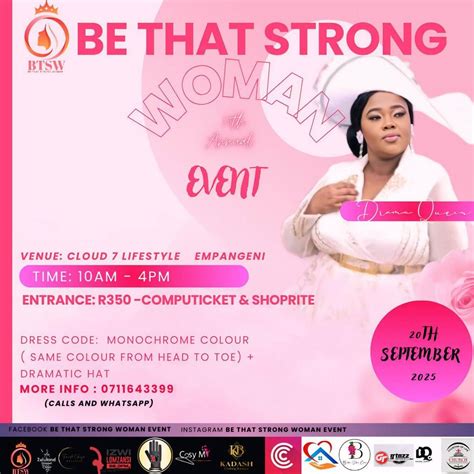 Be That Strong Woman Event , Cloud07_lifestyle, Richards Bay, 20 ...
