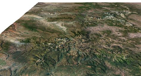 Colorado Terrain 3D Map by Shustrik