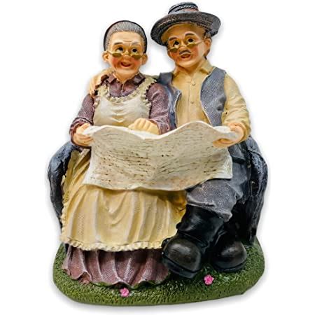 Buy CraftVatika Dada Dadi Romantic Couple Miniatures Grand Parents on ...