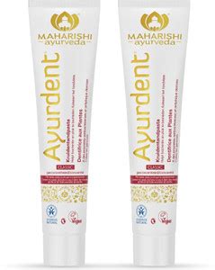 MAHARISHI ayurveda Ayurdent Classic Toothpaste, For Toothache, Bleeding ...