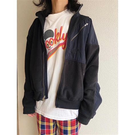 90s Marmot マーモット オリジナル '90 Polarlite Tech フリースジャケット ブラック【L】MADE IN USA ...