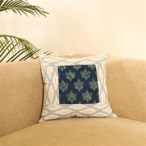 Buy Ajrakh Print Cushion Covers | Cotton Covers | iTokri