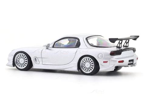 Mazda RX-7 silver 1:64 Mortal diecast scale model car miniature | Scale ...