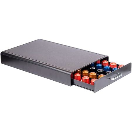 COFFEEZA Coffee Capsule Storage Drawer - Sliding Tray- Holds 50 Coffee ...