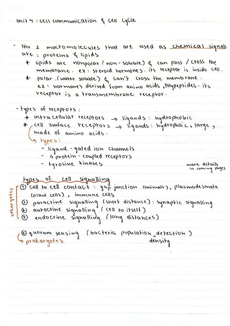 SOLUTION: Ap biology unit 4 cell communication cell cycle revision ...