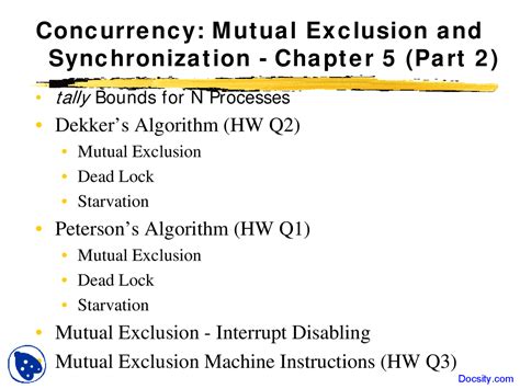 Mutual Exclusion Operating System 的图像结果