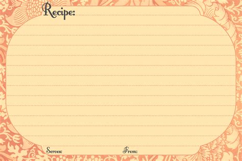 Recipe Cards Printable - Printable Free Templates