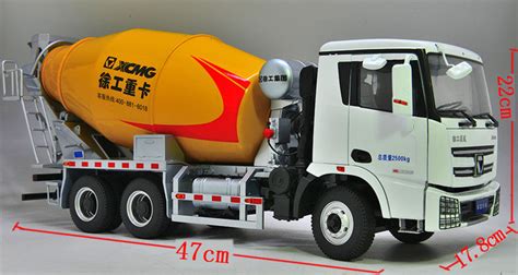 1:35 Scale XCMG Hanvan Schwing Concrete Mixer Truck construction machi ...