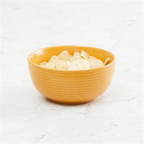 Buy Colour Connect Yellow Stoneware Microwave Safe Cereal Bowl from ...