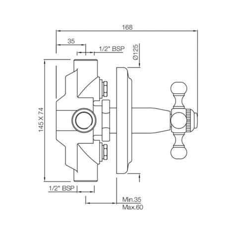 Jaquar 4 Way Diverter Queen's QQT-GDS-7421 Normal Flow - Gold Dust ...