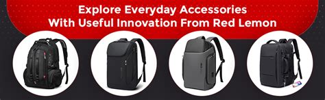 Red Lemon BANGE Multifunctional Waterproof Anti-Thief Sling Bag with ...