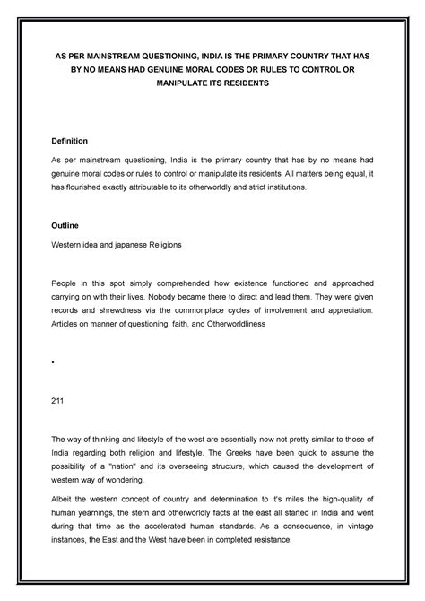 AS PER Mainstream Questioning, India IS THE Primary Country THAT HAS BY ...