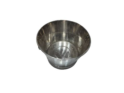 Round Rice Strainer Tub with Handles, Stainless Steel, 20" – JS Hotelware
