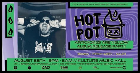 Hot Pot Album Release Party, Kulture Music Hall, Denver, August 26 2023 ...