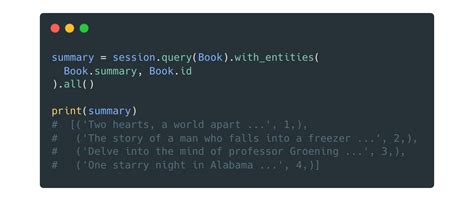 How to Use SQLAlchemy 的图像结果