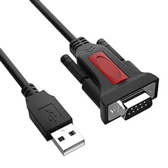 USB to RS232, ABLEWE 9-Pin USB 2.0 to RS232 Male DB9 Serial Converter ...