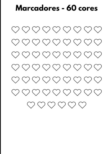 Tabela de cores para canetinhas de pintar desenho Bobbie Goods tamanho ...